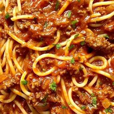 Savory Homemade Beef Pasta Sauce
