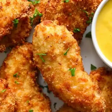 Golden Air Fryer Breaded Chicken Tenders