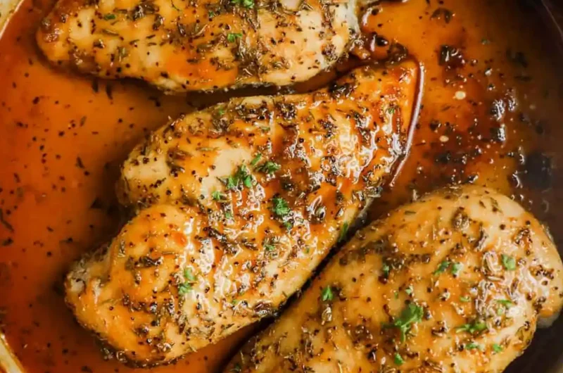 Oven-Baked Brown Sugar Garlic Chicken Breasts