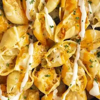 Buffalo Chicken Stuffed Shells