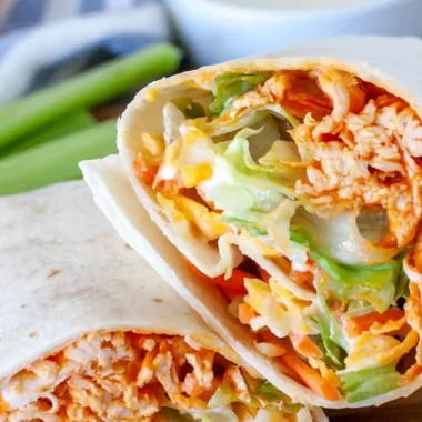 Easy Buffalo Chicken Wraps