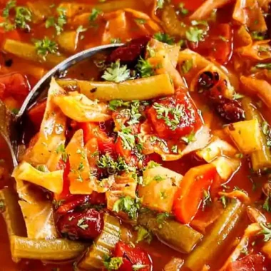 Hearty Italian-Style Cabbage Soup