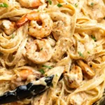 Creamy Cajun Chicken and Shrimp Alfredo