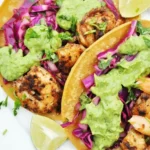 Spicy Cajun Shrimp Tacos with Creamy Avocado Topping