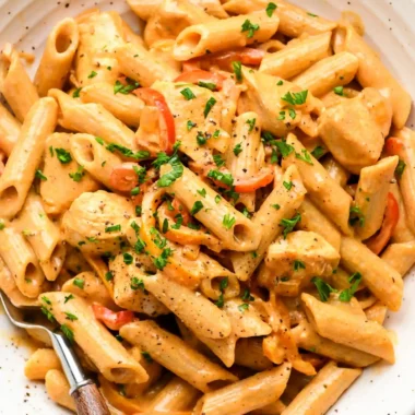 Dairy-Free Cajun Chicken Pasta with Cashew Cream