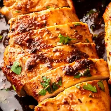 Cast Iron Skillet Chicken Breast with Garlic Herb Butter
