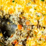 Cheesy Ground Beef and Rice Casserole