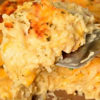 Homemade Cheesy Hashbrown Casserole