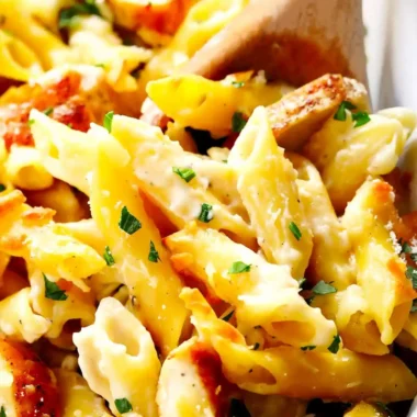 Chicken Alfredo Baked Ziti