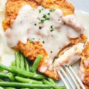 Crispy Chicken Fried Chicken with Savory Pepper Gravy