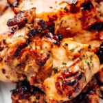 Honey Soy Glazed Grilled Chicken Thighs
