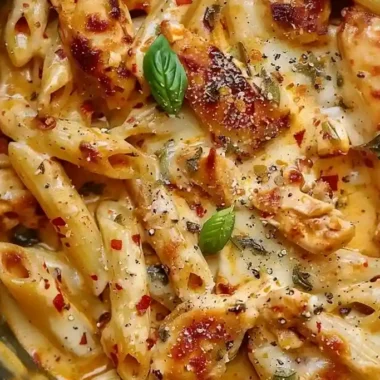 Creamy Chicken Mozzarella Pasta