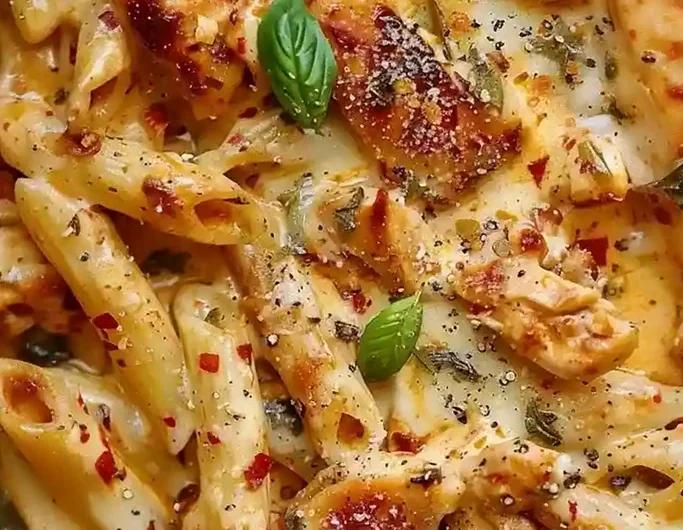 Creamy Chicken Mozzarella Pasta