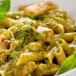 Creamy Chicken Pesto Pasta