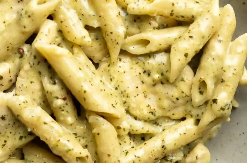 Creamy Chicken Pesto Pasta