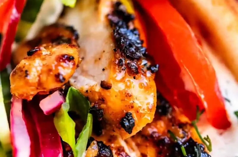 Grilled Chicken Shawarma Wraps