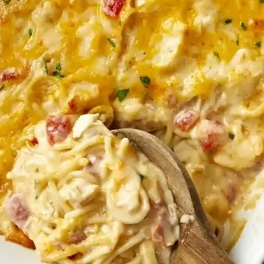 Creamy Baked Chicken Spaghetti