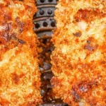 Crispy Air Fryer Panko Chicken Thighs with Honey Glaze