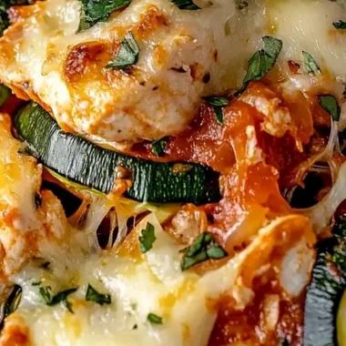 Cheesy Chicken and Zucchini Bake