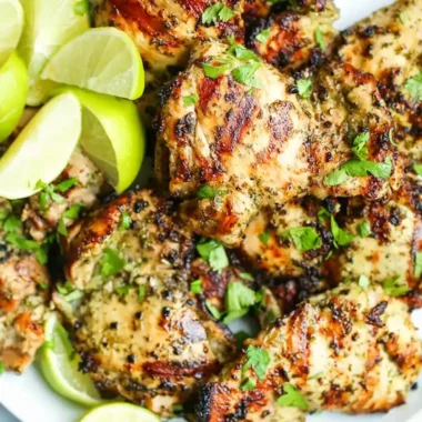 Zesty Cilantro Lime Chicken Thighs