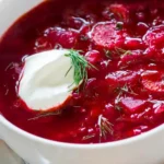 Classic Beet Soup (Borscht) Recipe
