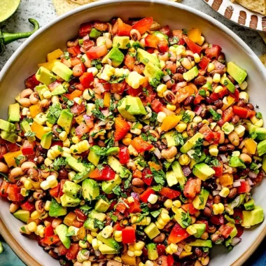 Zesty Cowboy Caviar Bean Salad