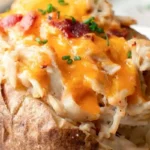 Creamy Ranch Chicken Stuffed Potatoes
