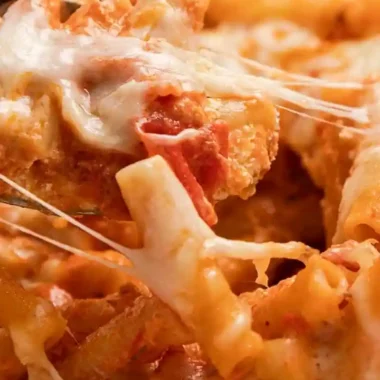 Creamy Meatless Baked Ziti Casserole