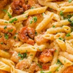 Creamy Cajun Shrimp Pasta