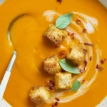 Creamy Carrot Ginger and Turmeric Soup