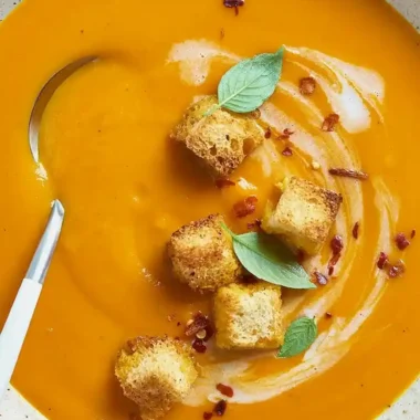 Creamy Carrot Ginger and Turmeric Soup