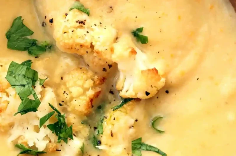 Velvety Cauliflower and White Bean Soup
