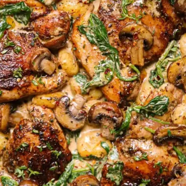 One-Pan Creamy Chicken and Gnocchi