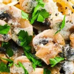 Creamy Mushroom Spaghetti