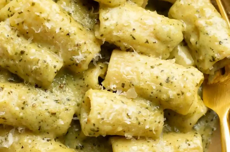 Velvety Creamy Pesto Pasta