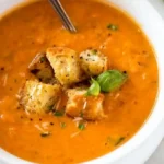 Rich and Creamy Tomato Basil Soup