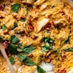 Creamy Tuscan Chicken Orzo