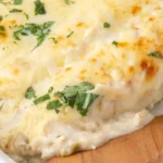 Creamy White Chicken Enchiladas Casserole