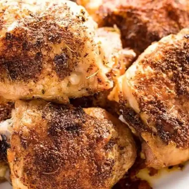 Crispy Oven-Baked Chicken Thighs
