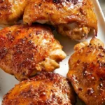 Garlic-Infused Broiled Chicken Thighs