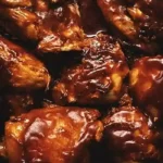 Slow Cooker BBQ Chicken Thighs