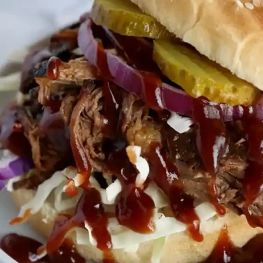 Tender Slow Cooker BBQ Beef Sandwiches