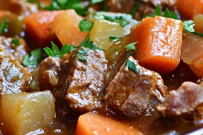 Slow Cooker Hearty Beef Stew