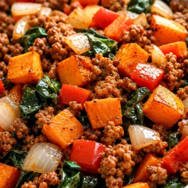 Quick 30-Minute Ground Turkey and Sweet Potato Skillet