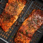 Easy Air Fryer Salmon with Brown Sugar Rub