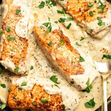 Creamy Boursin Herb Salmon