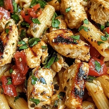 Easy One-Pan Bruschetta Chicken Pasta