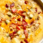 Hearty Cheeseburger Soup