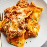 Cheesy Baked Ravioli Casserole