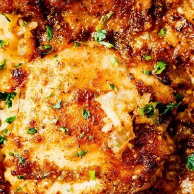 Easy Chicken Thighs and Rice Casserole